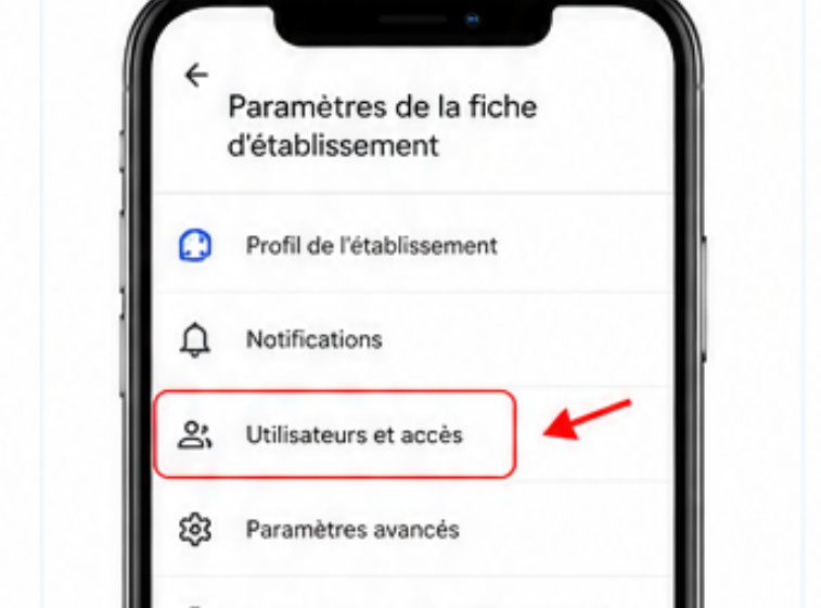 Section Utilisateurs et accès